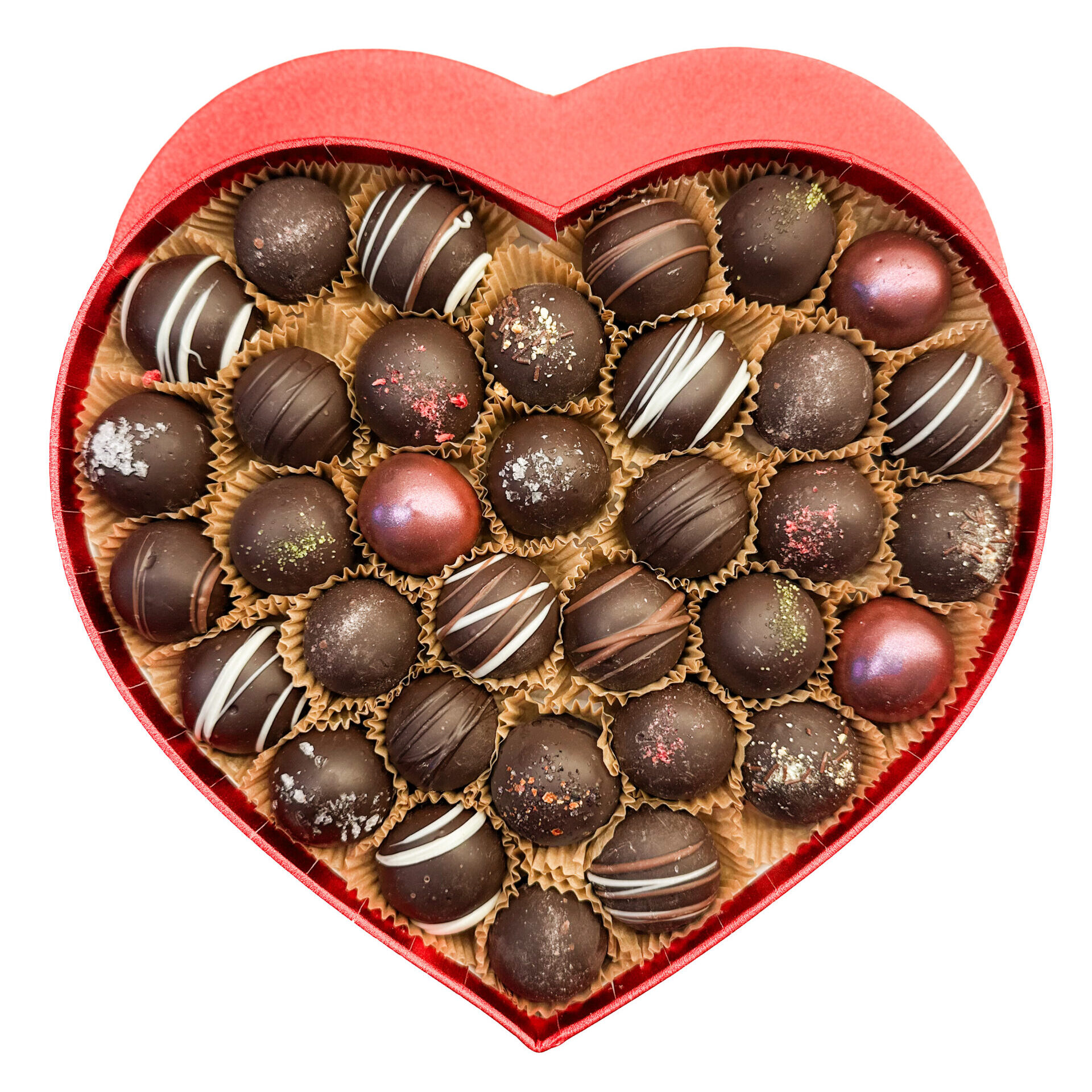 Large Heart Truffle Assortment Box