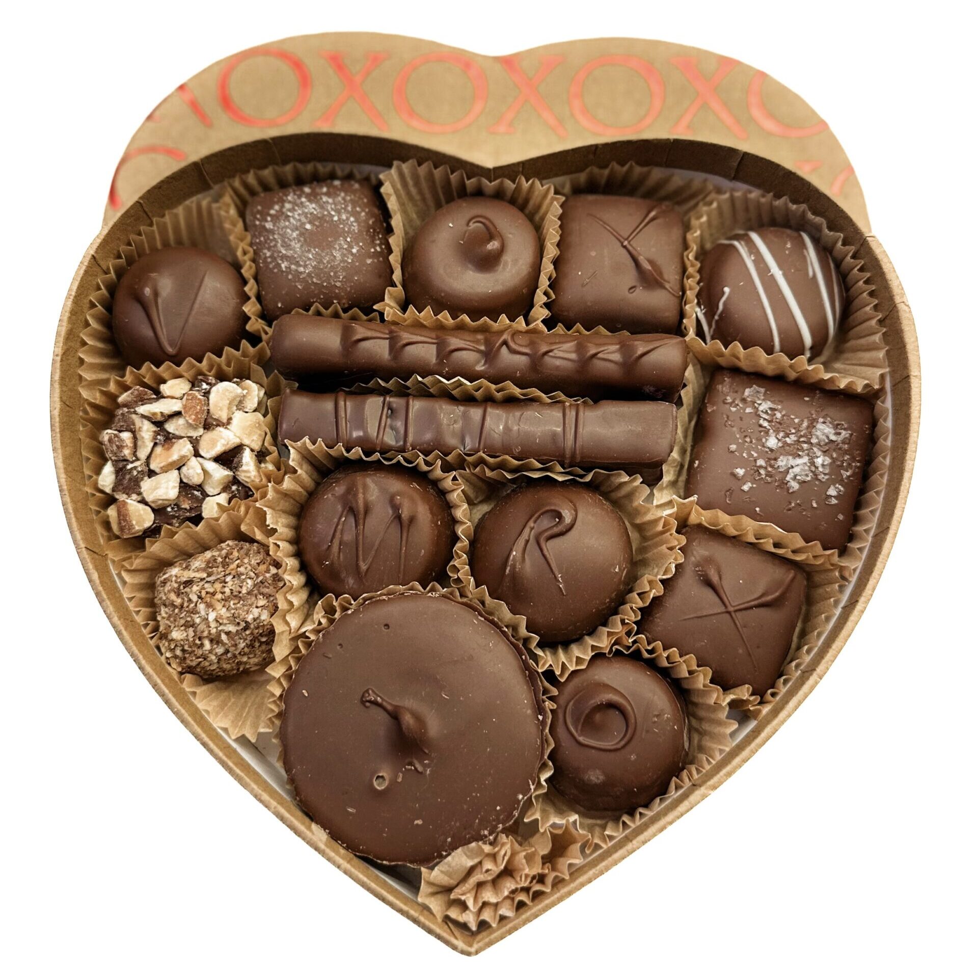 Small Heart Milk Chocolate Assortment Box